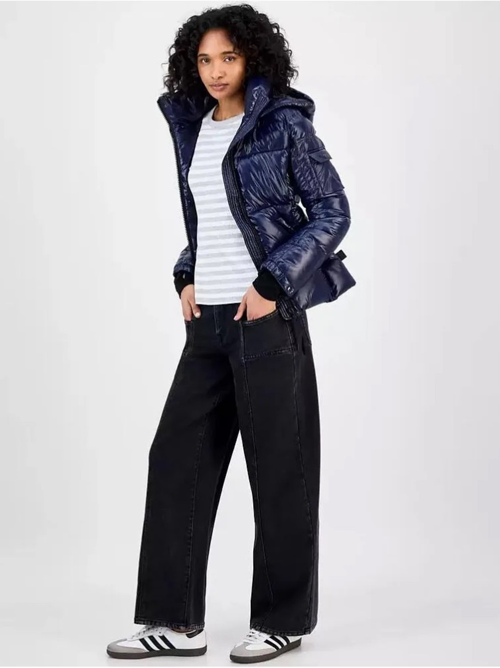 S13 Kylie Hooded Water-Resistant Coat